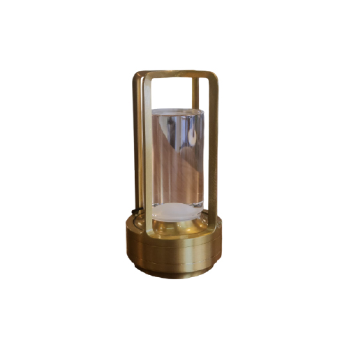 VELADOR RECARGABLE LED 1803 DORADO